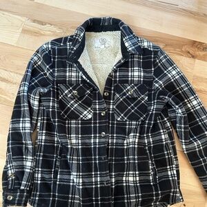 Black and White Plaid Jacket